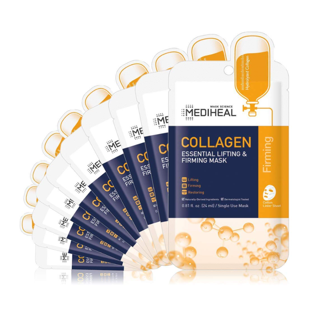 MEDIHEAL Collagen Essential Lifting & Firming Face Mask 10 Sheets